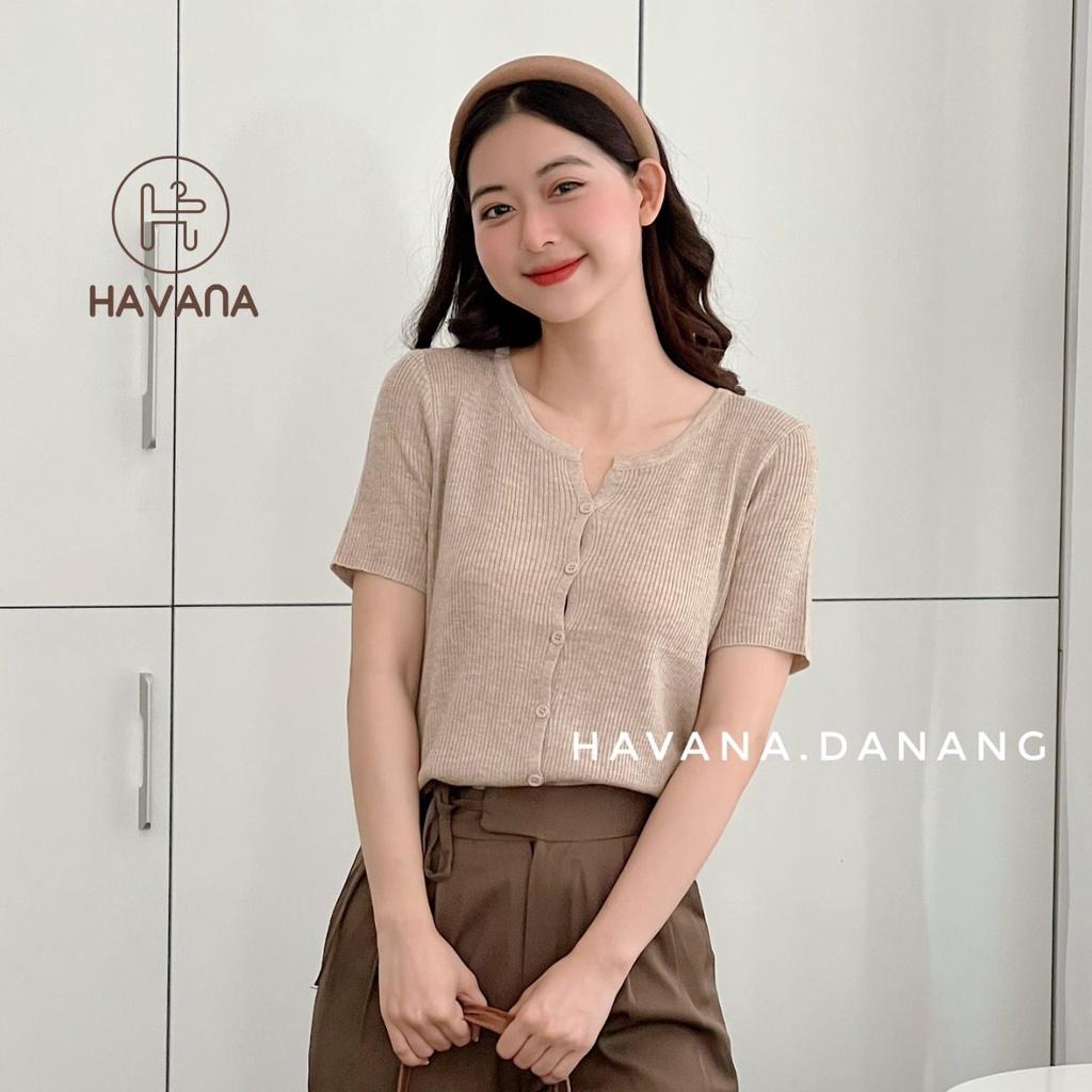 Áo len tăm mỏng cộc tay, áo len trơn ngắn tay nhiều màu