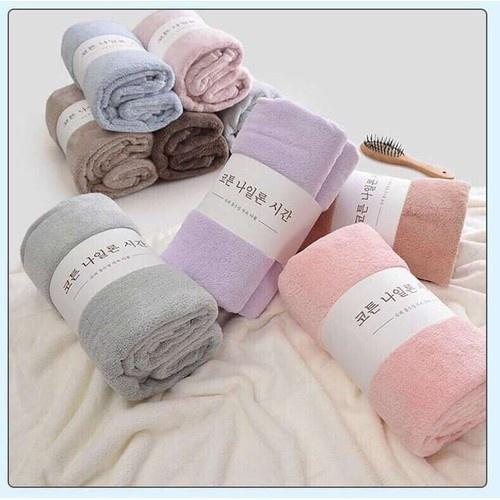 Khăn Tắm Hàn Quốc Lông Cừu LOẠI 1 khổ lớn , Màu Sắc Nhã Nhặn, Làm Từ Sợi Siêu Tự Nhiên Cap Cấp Mề