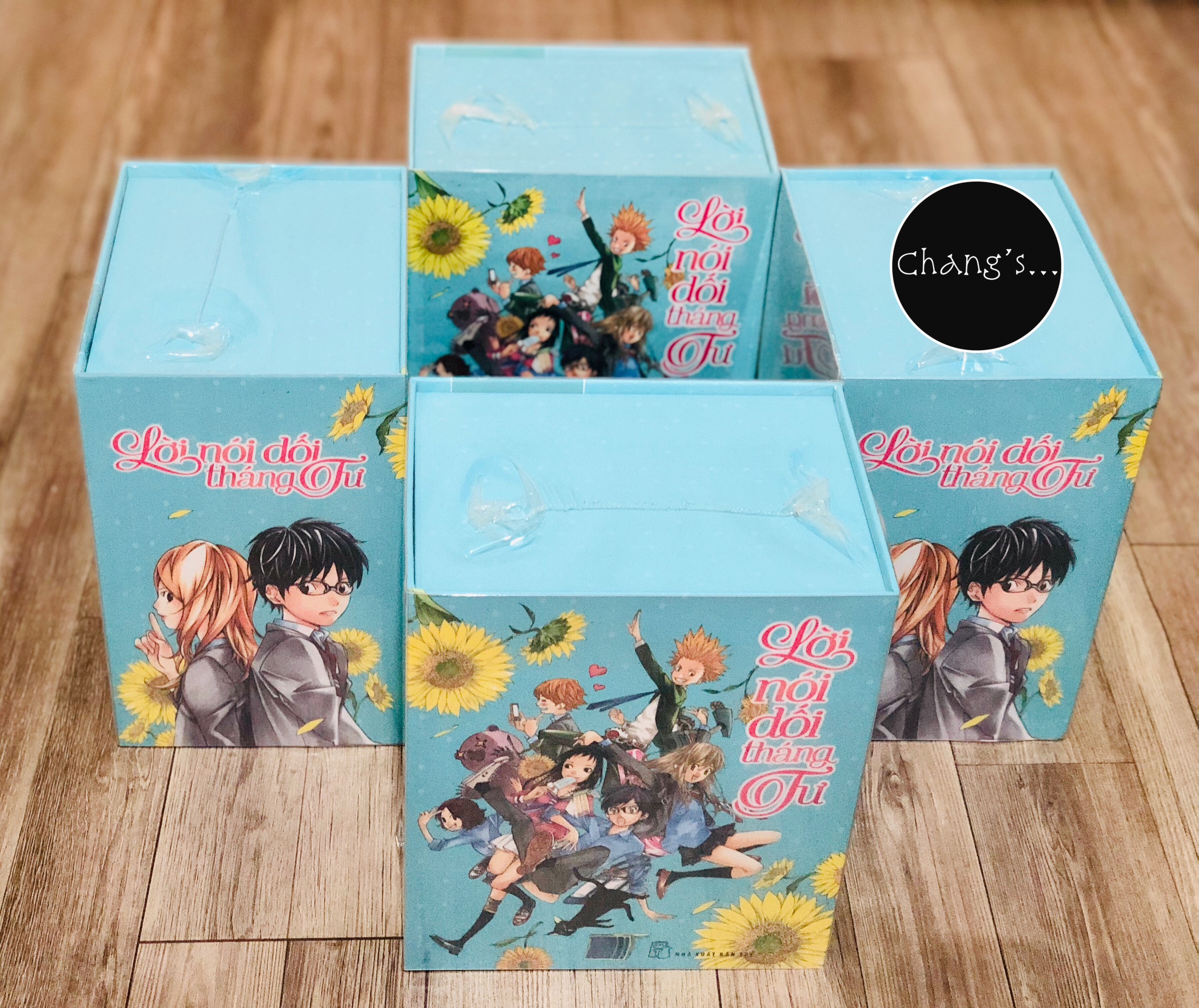 Boxset Lời Nói Dối Tháng Tư - Tặng Kèm 2 Card Nhựa Hình Nhân Vật (Bộ 12 Tập)