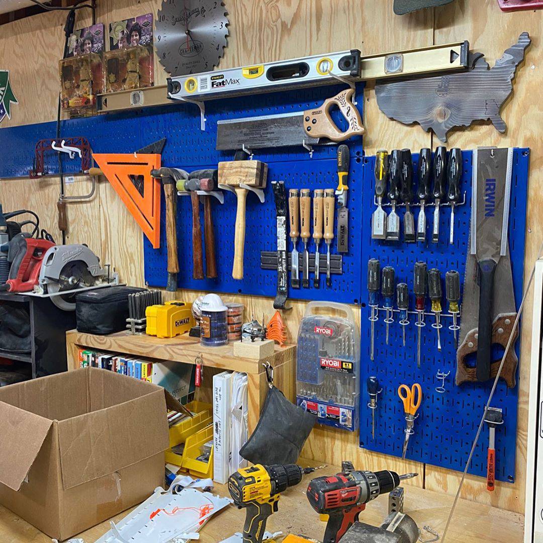 Bảng Treo Đồ Nghề Pegboard Cơ Khí SMLIFE S1 Blue - Lưu Trữ Trưng Bày Dụng Cụ Sửa Chữa Thông Minh Dễ Tìm Kiếm
