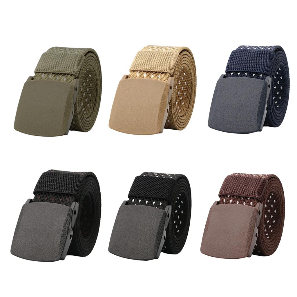 Women Mens Canvas Nylon Waist Belt Strap Casual Waistband