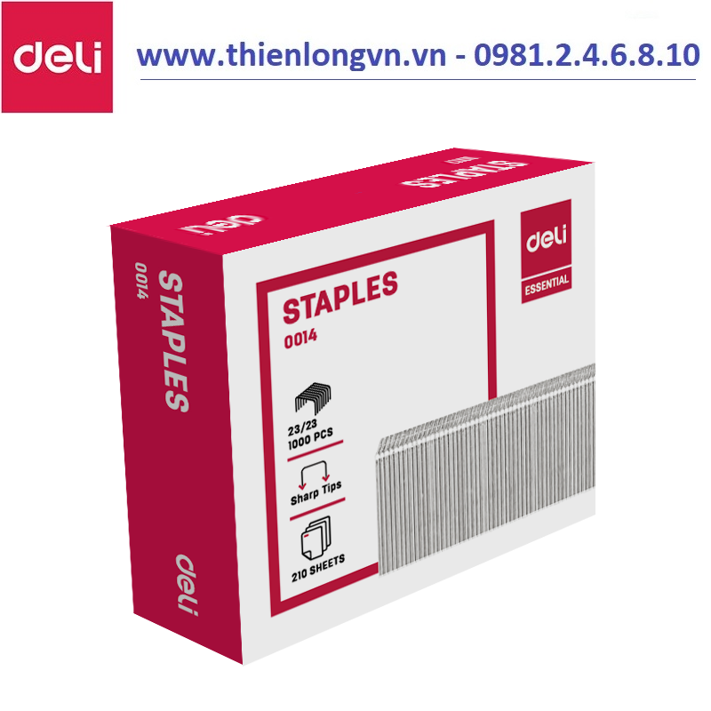 Ghim dập kim bấm 23/23 Deli - E0014