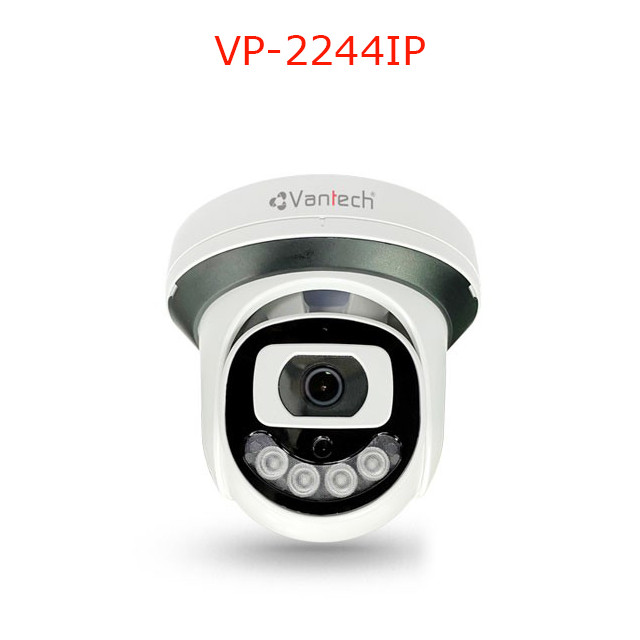 Vantech Camera 3.0MP Supper Starlight Dome VP-2244IP-Hàng chính hãng