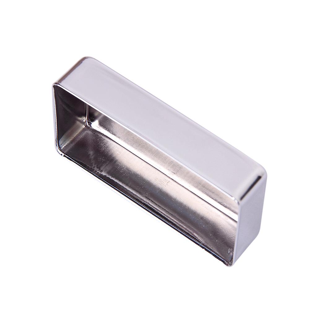 Chrome 50/52mm Guitar Sealed Humbucker Cover w/ 2x 52mm Pickup Baseplate