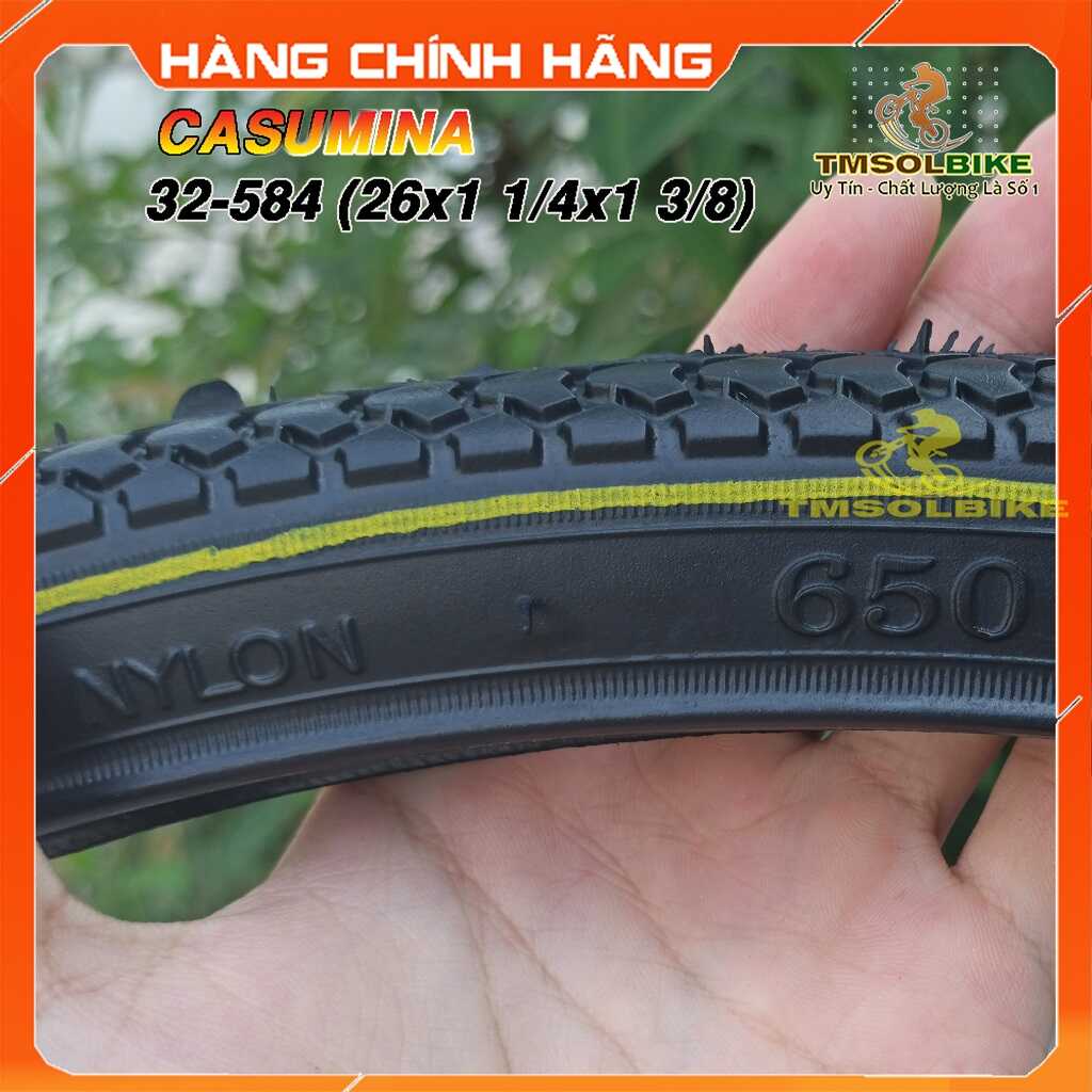 Vỏ Lốp Xe Đạp 26x1 1/4 x 1 3/8 CASUMINA