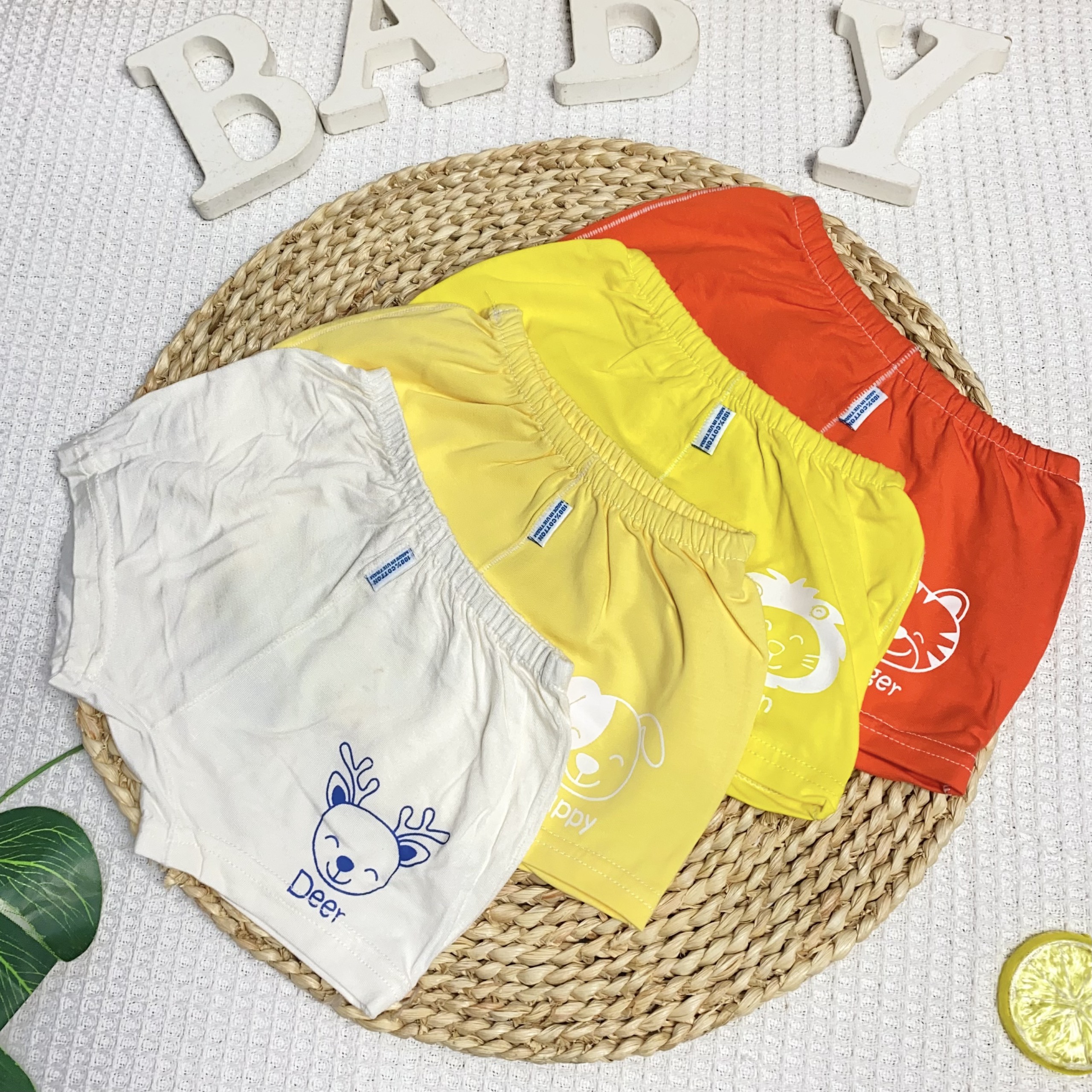 (J17QC) QUẦN CHIP MÀU CHO BÉ 7-16kg - JOU