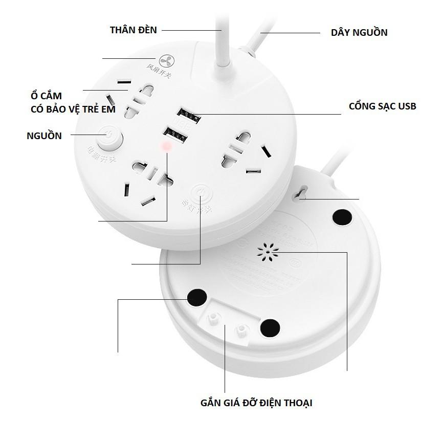 Đèn Để Bàn - Đèn Ngủ Đa Năng All in One Cao Cấp