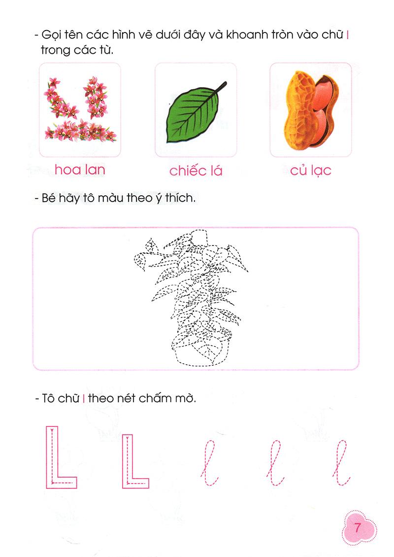 Sách Bé Làm Quen Với Chữ Cái - Quyển 2