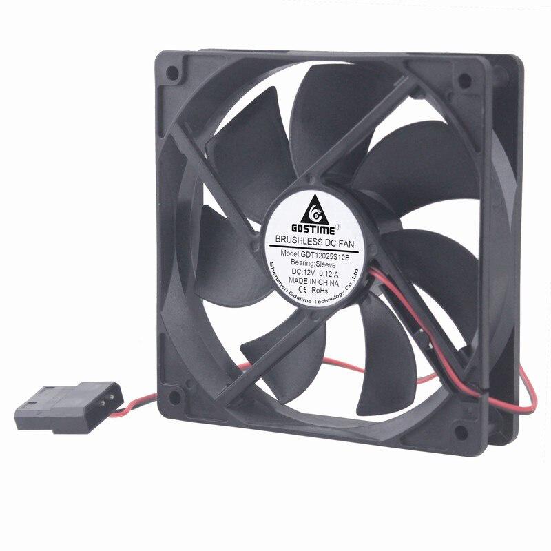 1 pcs Gdstime 4Pin 1 inches 11x11x11mm 11V Mute Plastic Brushless Computer DC Cooling Fan 11mm x 11mm 1111 Two Wires