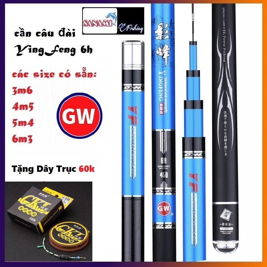 Cần Câu Tay GW YingFeng 6H Cao Cấp 99% Carbon Siêu Nhẹ - SANAMI FISHING siêu tải