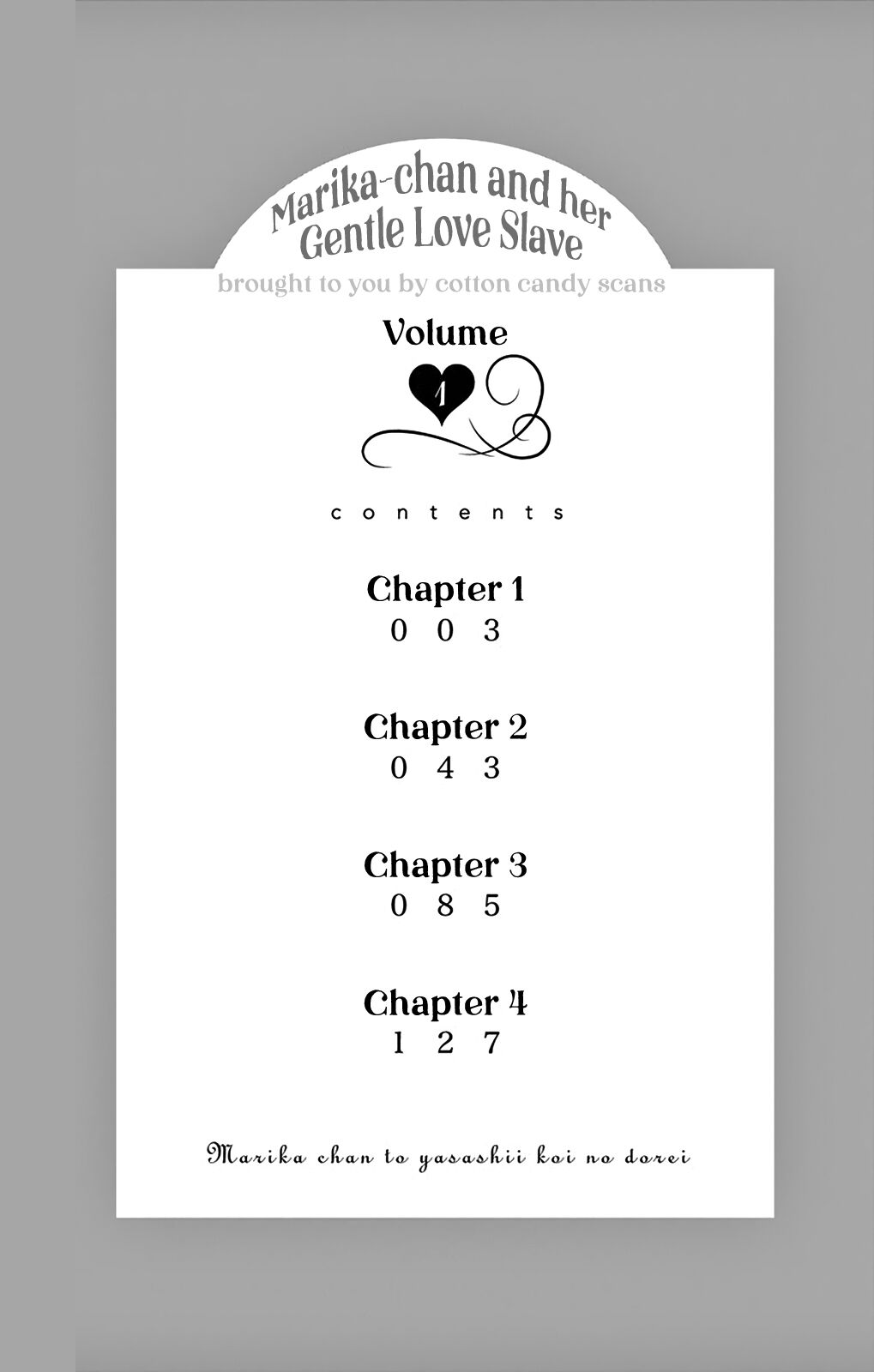 mrika-chan và quý ngài nô lệ của cô ấy chapter 1.1 3