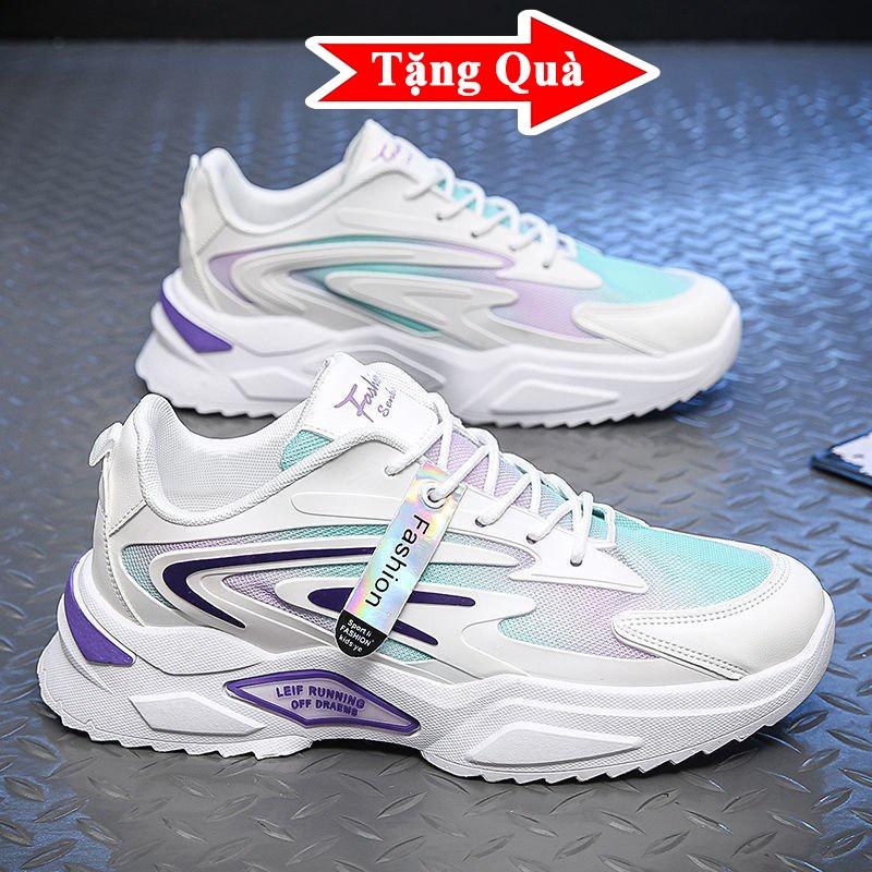 Giày Thể Thao Nam Mẫu Mới , Giày Sneaker Nam Tăng Chiều Cao 5cm - Phong Cách Trẻ Trung