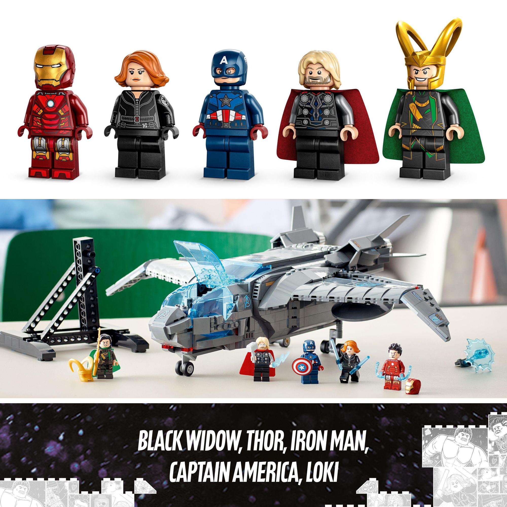 LEGO Superheores 76248 Trụ Sở Phi Thuyền Của Đội Avenger (795 Chi Tiết)