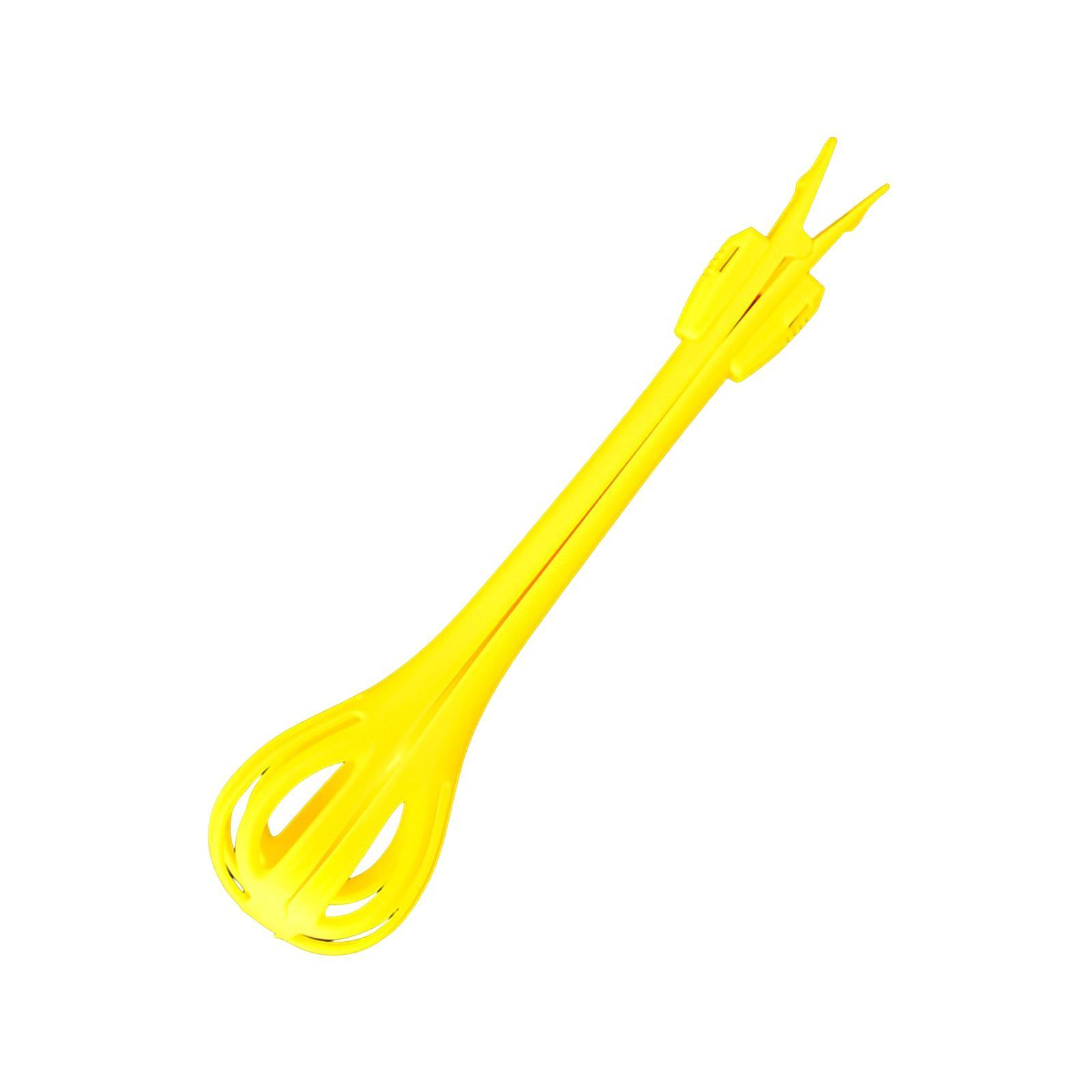 Versatile Egg Beater Whisk with Hanging Holes Noodle Tongs for Stirring Baking Blending
