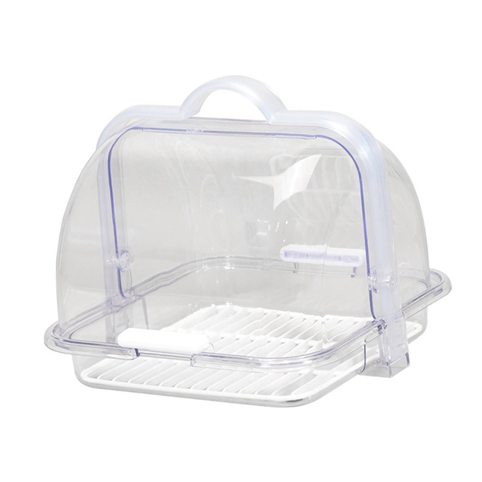 Bread Storage Transparent Case Multipurpose Cake Container for Party