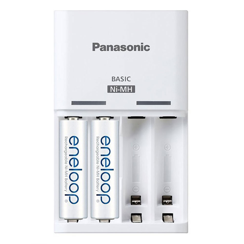 Bộ sạc và pin PANASONIC Eneloop CC51E ( 2 viên AA 2000mAh) - Hàng chính hãng