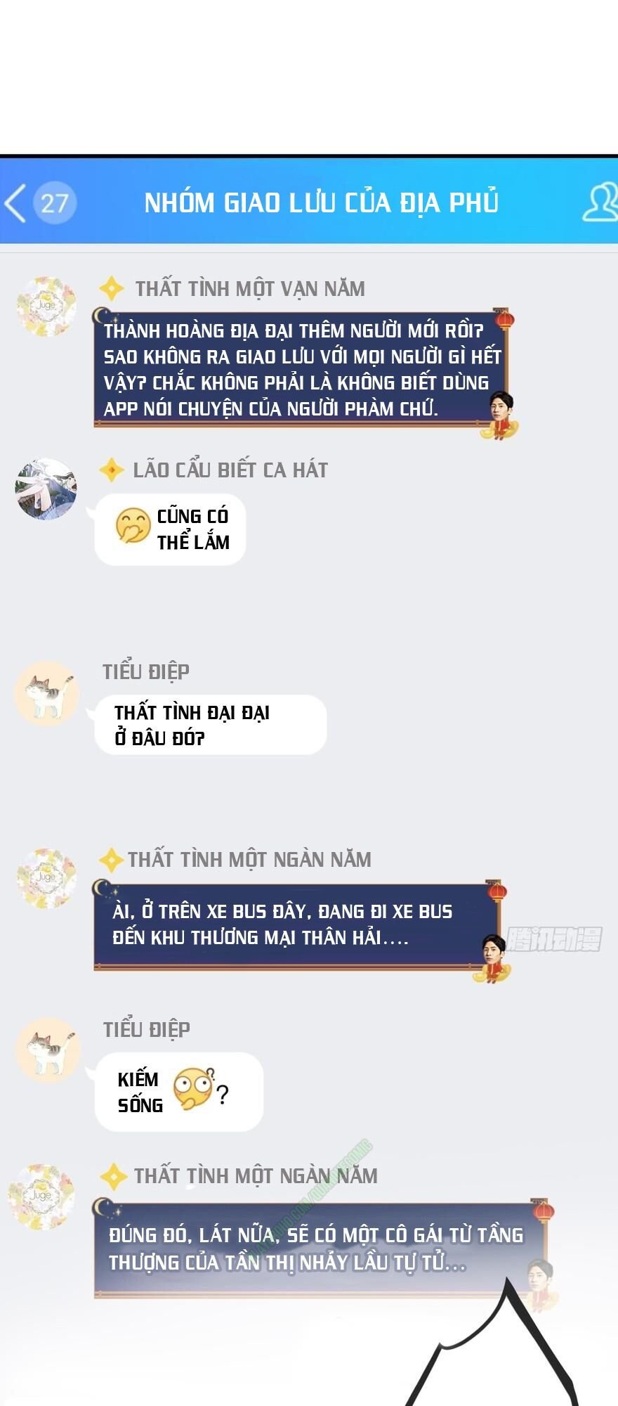 nhóm giao lưu của địa phủ chapter 1 34