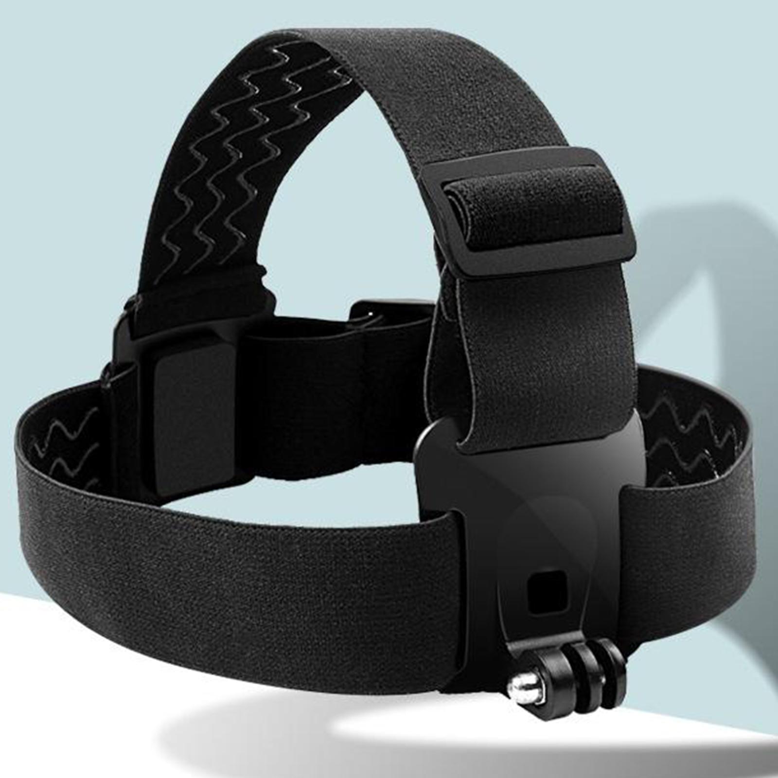 Cell Phone Head Mount Headband Mobile Phone Holder w/ Clip Universal Black