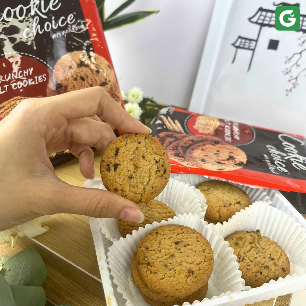Bánh Quy Bơ Cookie Choice – Thơm Ngon, Giòn Rụm – Gói 50g [Hàng Thái Lan