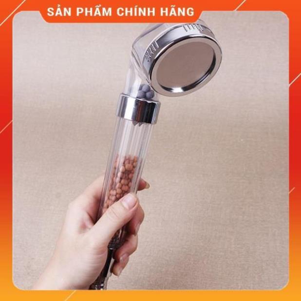 Vòi sen tăng áp loại to 7.7cm có hạt lọc nano 206802