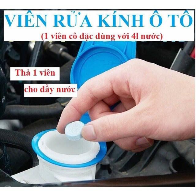  Viên Sủi Rửa Kính Ô Tô