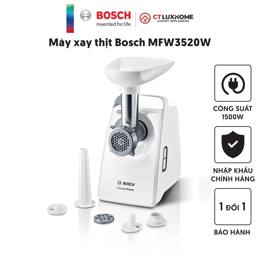 Máy xay thịt Bosch MFW3520W 1500W, 220-240V - Hàng chính hãng