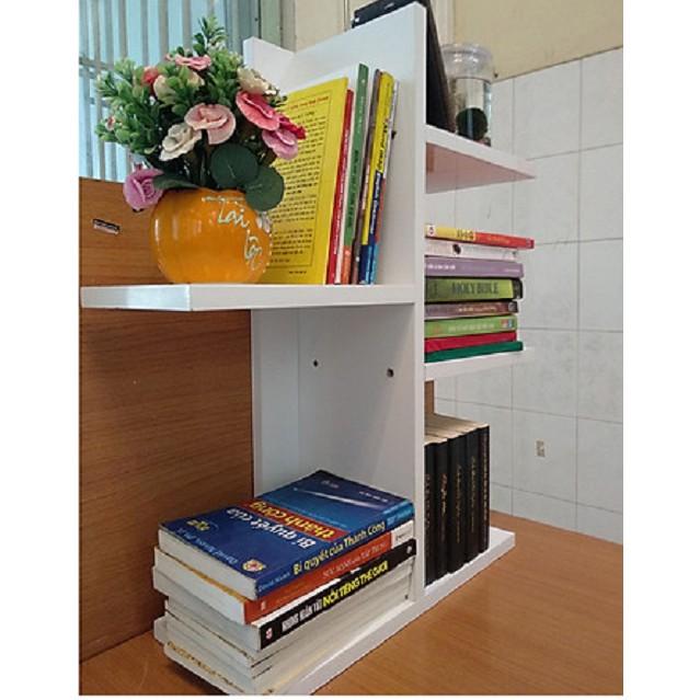 KỆ SÁCH GỖ NHÁNH ĐỂ TRÊN BÀN LÀM VIỆC