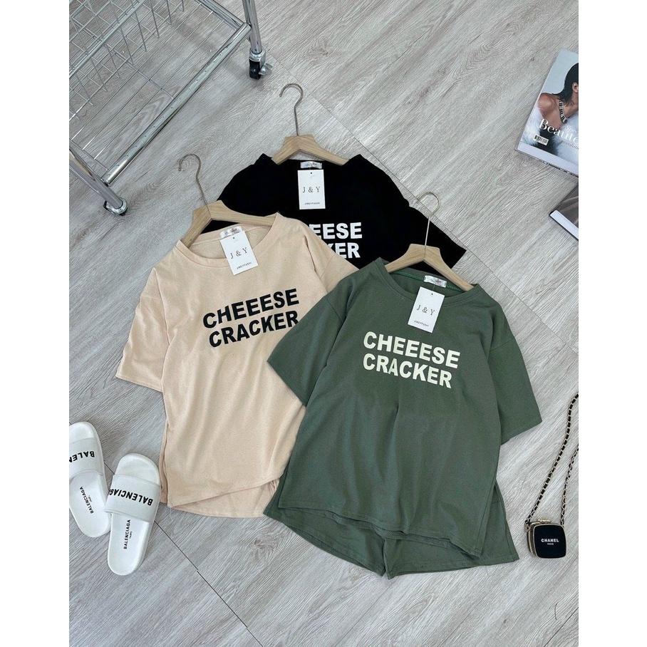 Đồ Bộ Mặc Nhà Thể Thao CHEEESE Vải Cotton Lạnh Mềm Mát Kiểu Dáng Năng Động Dễ Thương Xinh Đep Cá Tính Mới
