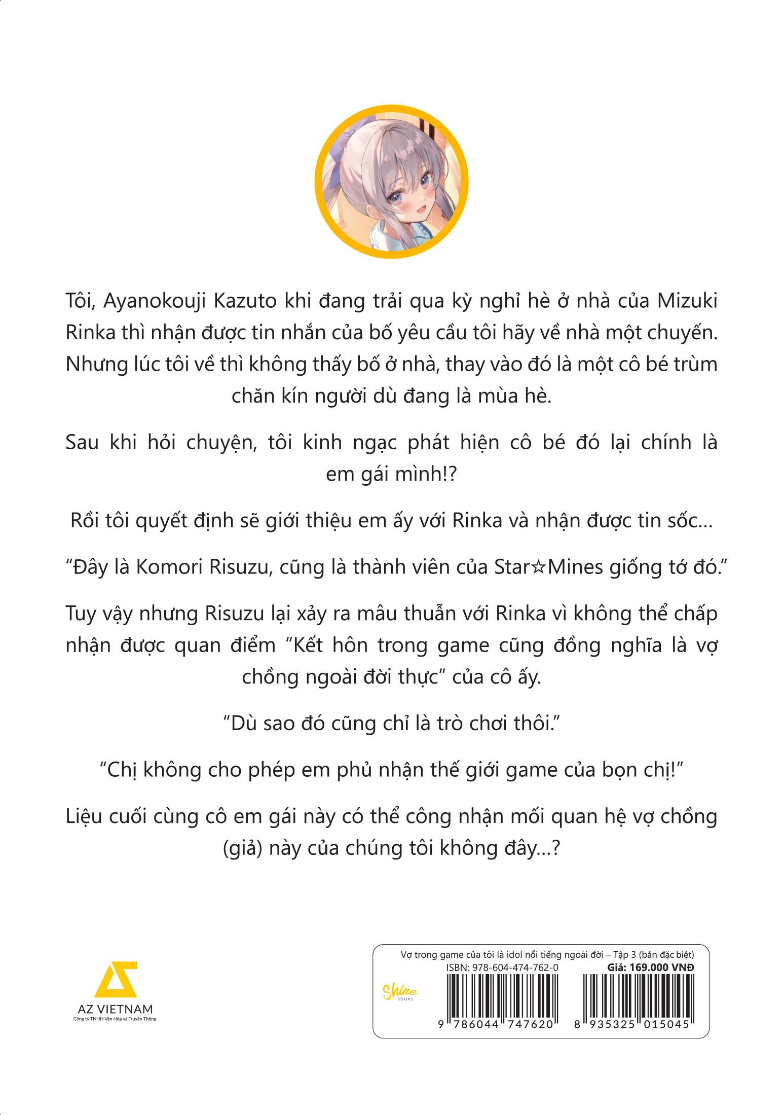 Vợ Trong Game Của Tôi Là Idol Nổi Tiếng Ngoài Đời - Tập 3 - Tặng Kèm Bookmark