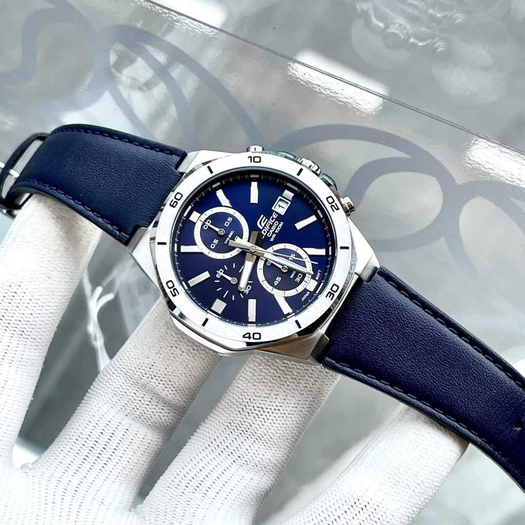Đồng Hồ Nam Dây Da Casio Edifice EFV-640L-2A Chính Hãng | EFV-640L-2AVUDF