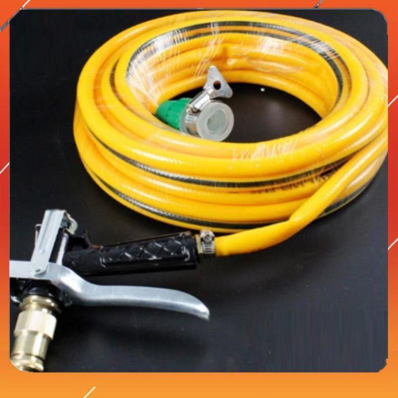 Vòi tưới cây rửa xe️️Evoucher Bộ dây và vòi xịt tăng áp lực nước loại 10m 206400