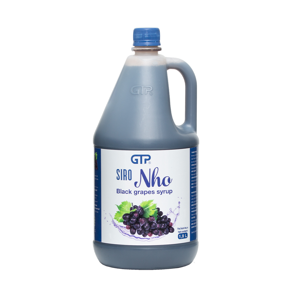 Siro Nho GTP (1.9L/chai) - Chuyên dùng pha chế: Trà sữa, Trà trái cây, Cocktail, Mocktail....