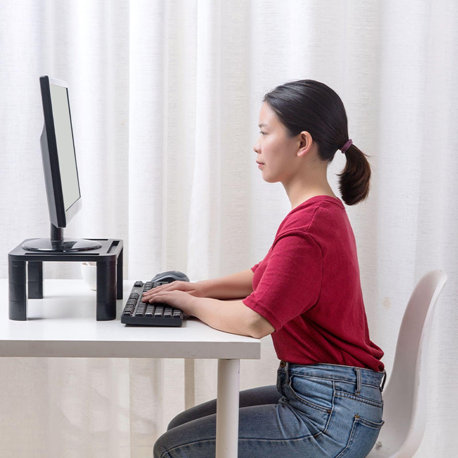 Monitor Stand Riser Holder with Phone Stand and Pen Slot for Laptop Home