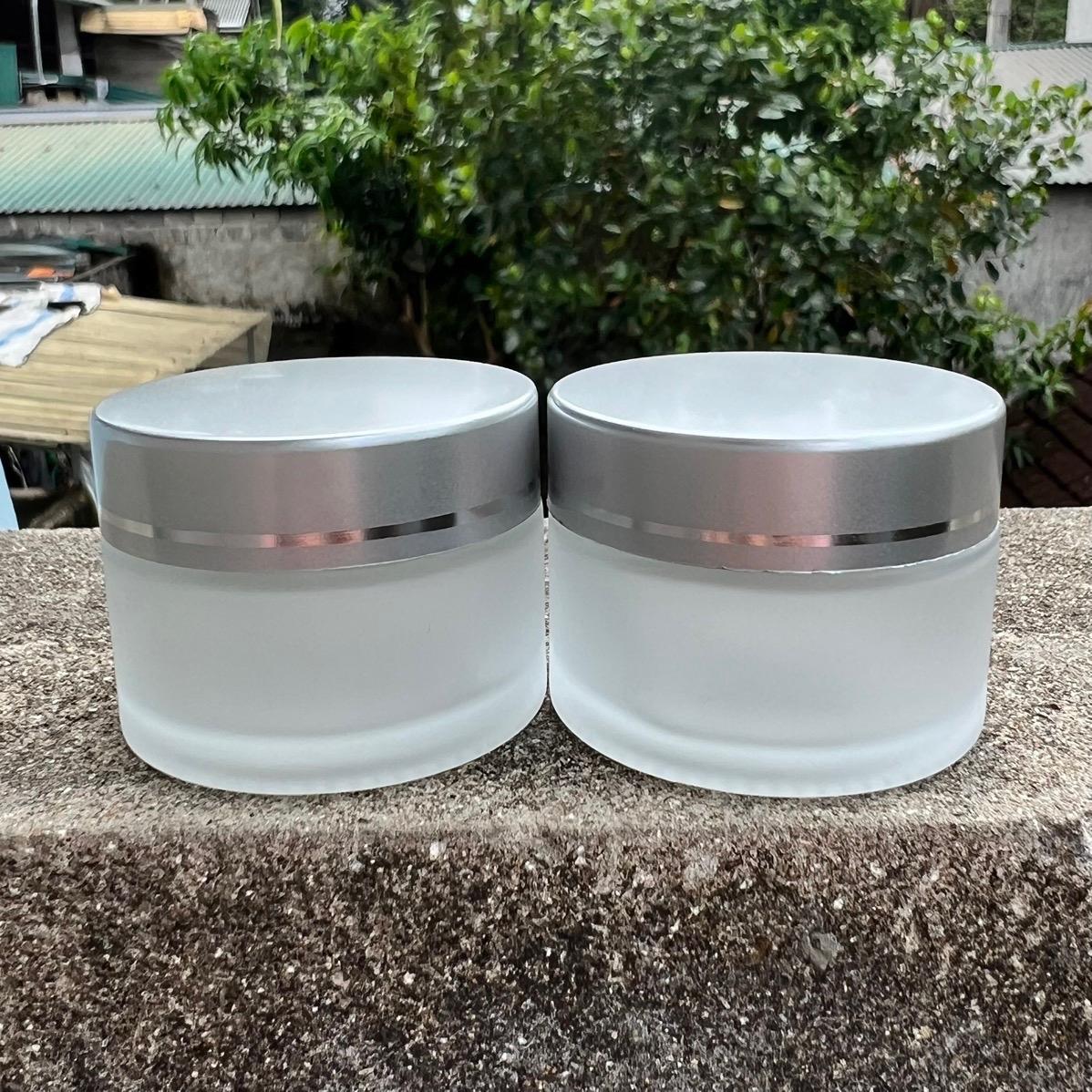 Hũ Thủy Tinh Chiết Mỹ Phẩm 2 Size 30ml 50ml Làm Nail Tiện Lợi, Hũ Đựng Lưu Huỳnh, Chiết kem, Hộp Đựng Kem Du Lịch An Toàn, Sang Trọng Cho Nàng