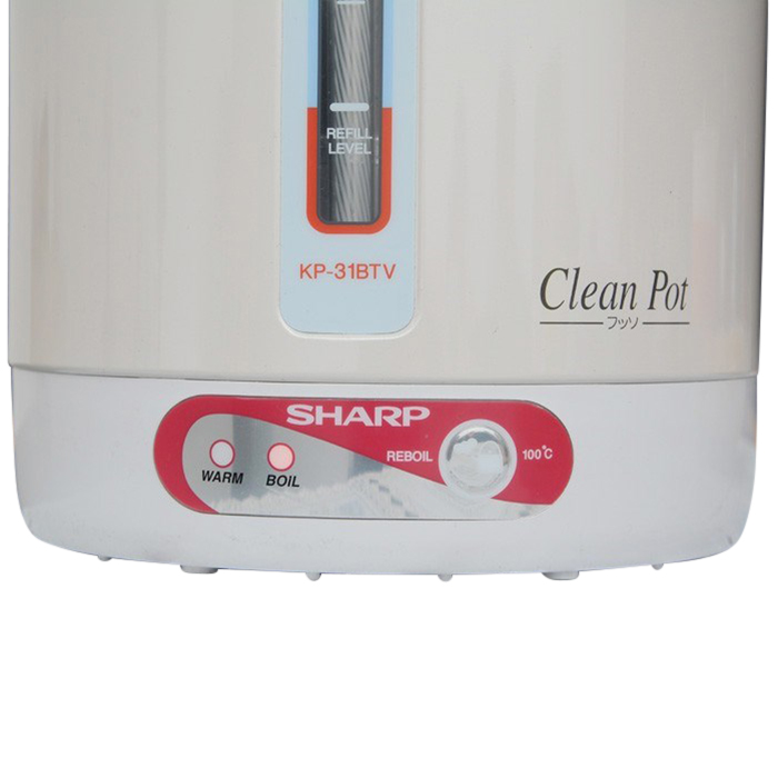 Bình Thủy Điện Sharp KP-31BTV RD/CU (2.8L) - Họa Tiết Ngẫu Nhiên - Hàng chính hãng