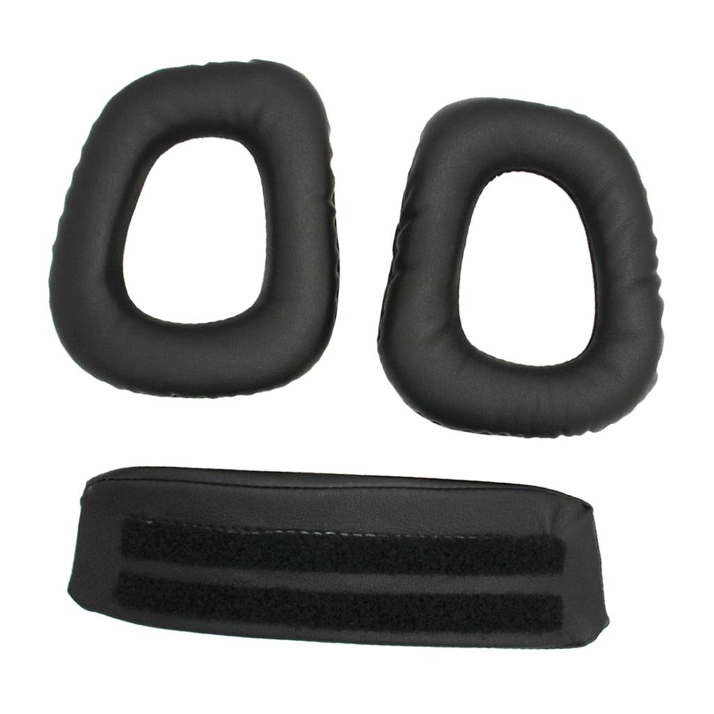 Headphone Headband And Earpads Cushions for Logitech G35 G930 G430 F450