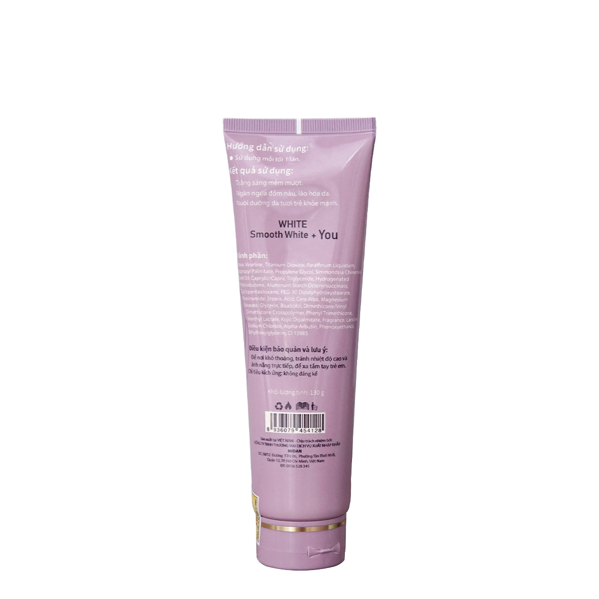 Kem dưỡng da toàn thân ban đêm BeBeauty Body Whitening Cream Night - 130ml