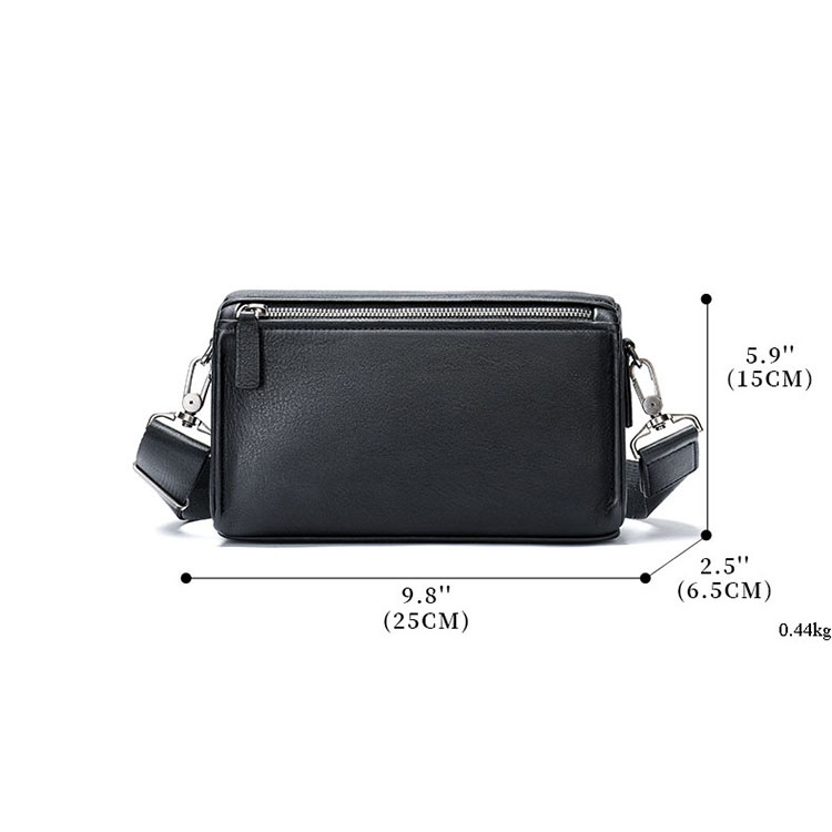 Túi đeo chéo nam nhỏ - Clutch da bò đa năng BHM6084