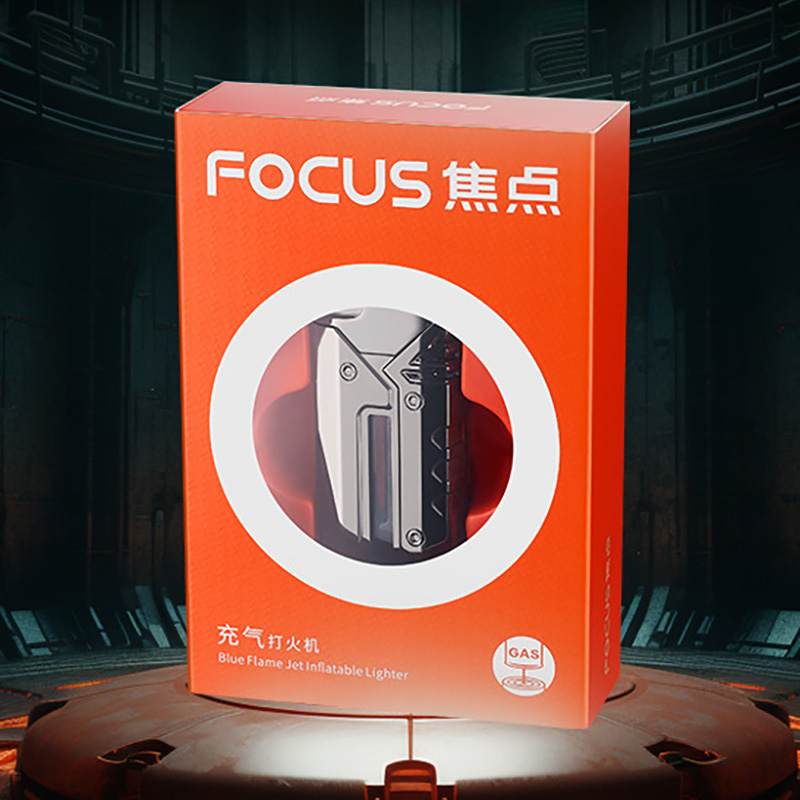 Bật Lửa Khè Focus Gas Lộ Thiên Fullbox - Xài Gas (giao màu ngẫu nhiên)