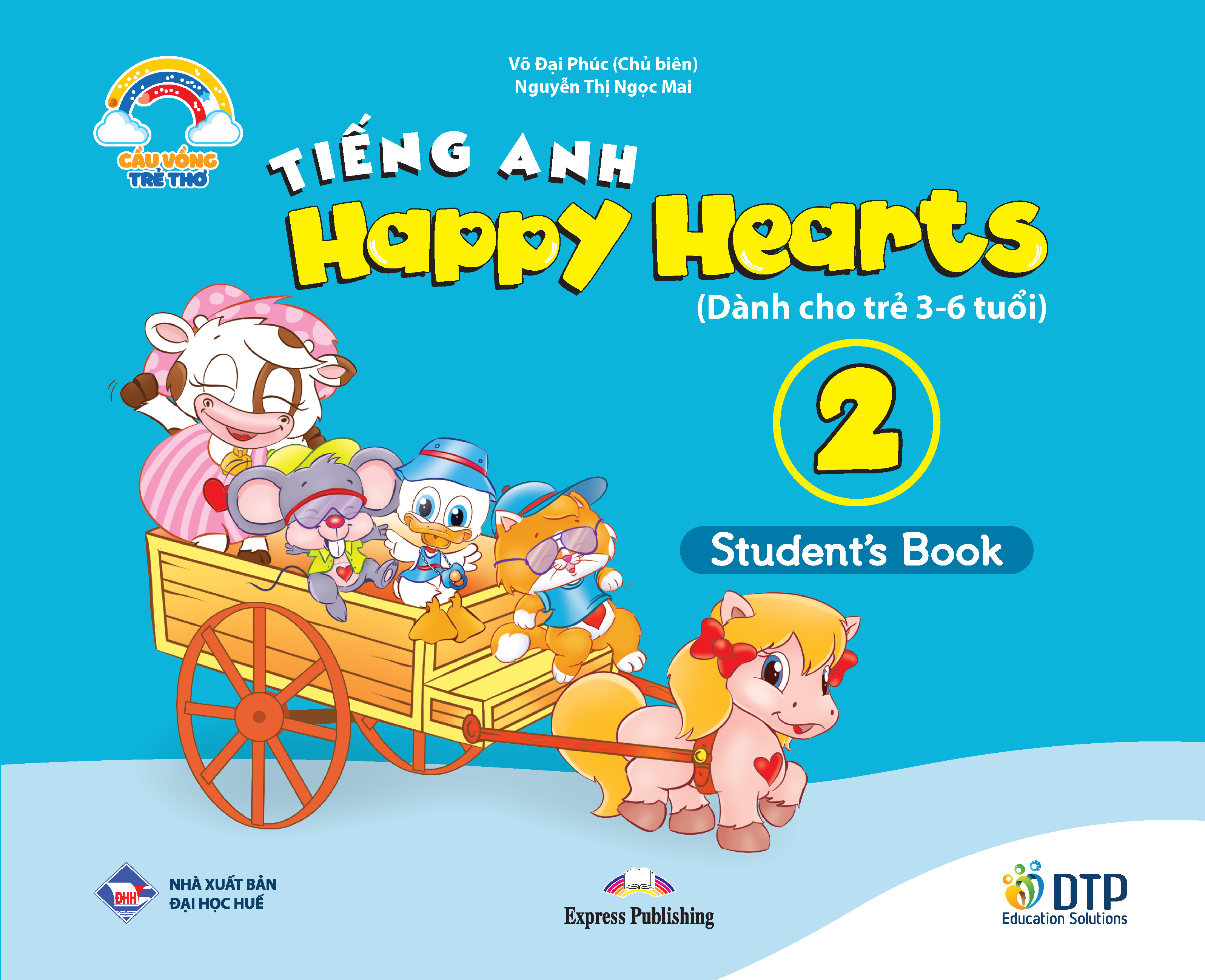 Bộ sản phẩm Tiếng Anh Happy Hearts 2 - Student's Book &amp; Workbook ((sách bài học và bài tập)