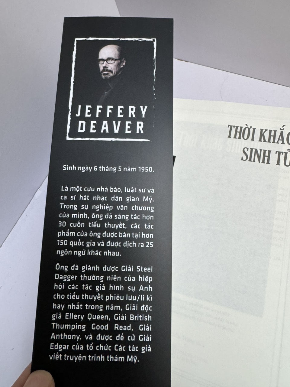 THỜI KHẮC SINH TỬ - Jeffery Deaver – Nguyễn Mai Trang dịch - Bách Việt Book 