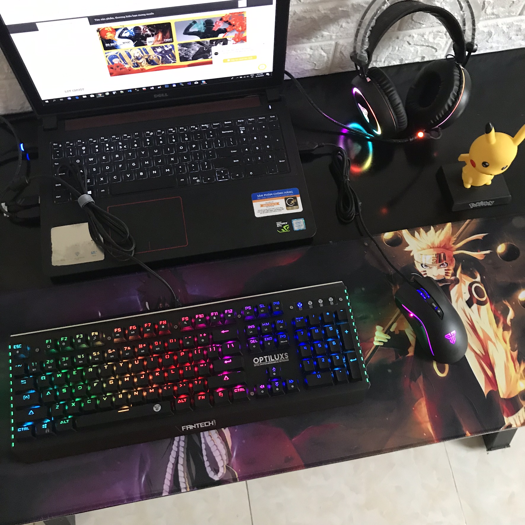 Miếng Lót Chuột, Bàn Di Chuột, mouse pad anime Naruto cỡ lớn (80x30x0.3)