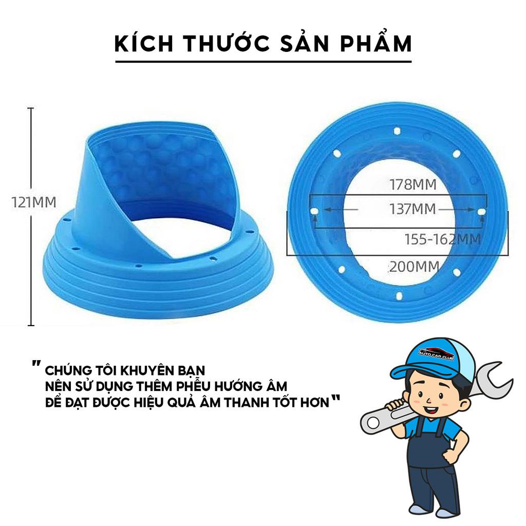 Vòng Đệm Chống Sốc, Vành Loa Ô tô Cách Âm Chống Nước Bằng silicone 6.5 inch Cho Loa Xe Hơi