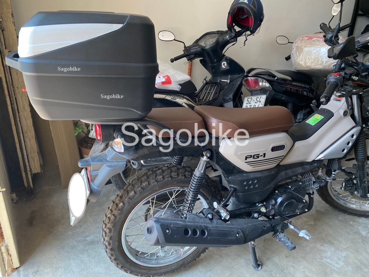 Thùng xe PG-1 thùng givi B32N Bold kèm đế MP60N, ốc gắn và baga PG 1 - Hàng givi chính hãng, bảo hành 2 năm