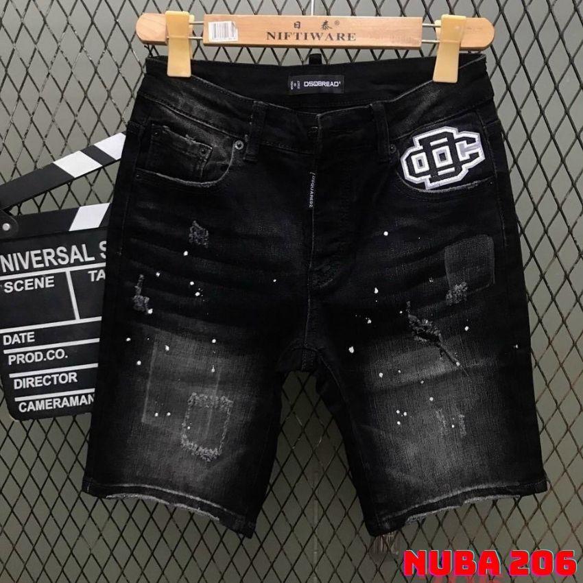 Quần short jean nam chất bò cá tính trẻ trung,nuba 206