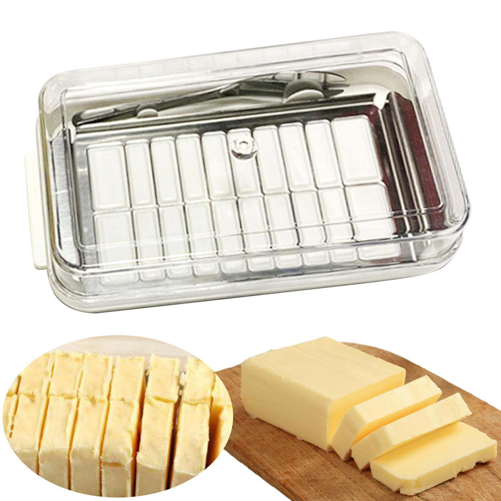 Butter  with Lid Butter Dish Container for Camping Home Countertop