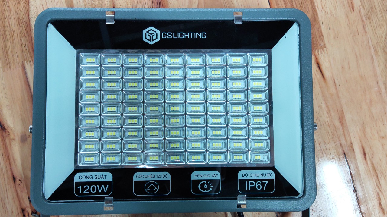 Đèn pha năng lượng mặt trời 120W GSlighting ( solar flood light)