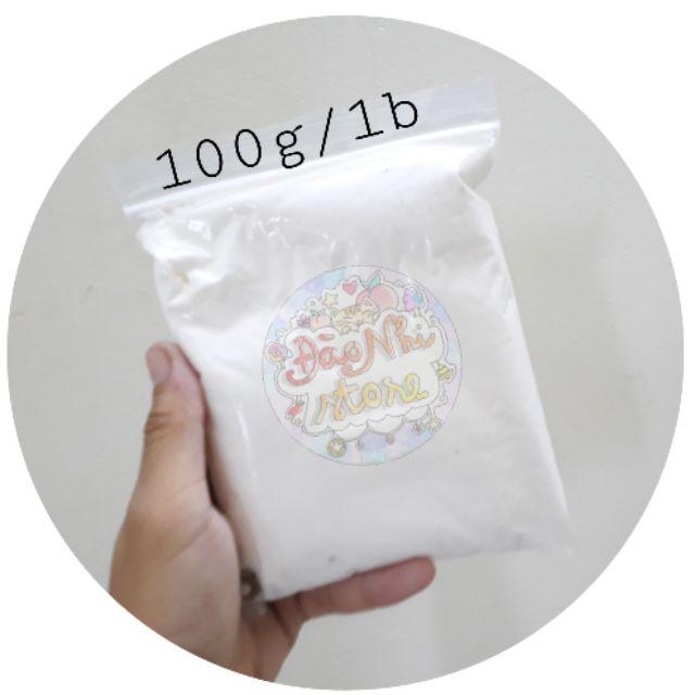 Gói 100g đất sét nhẹ trắng tự khô cứng xốp dùng để bỏ vào slime hoặc nặn trang trí