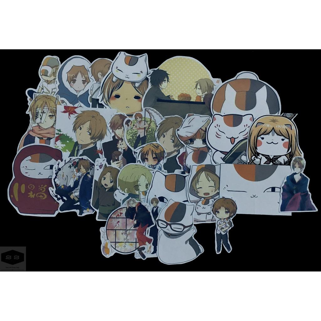 Bộ hình dán - sticker anime Natsume's Book of Friends - Natsume Yuujinchou - Hữu nhân sổ