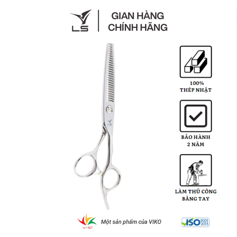 Kéo tỉa tóc LS rơi 15-20% quai offset vênh đỡ ngón cố định T3226